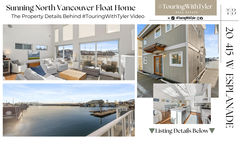 20 415 W ESPLANADE North Vancouver float home panoramic views loft Condo Vancouver real estate Vancouver Realtor
