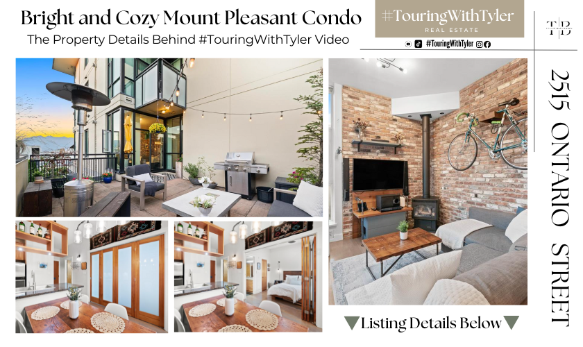 207 2515 ONTARIO STREET mount pleasant condo vancouver hidden gem penthouse home live work home tour, realtor real estate Vancouver home tourVancouver #TouringWithTyler