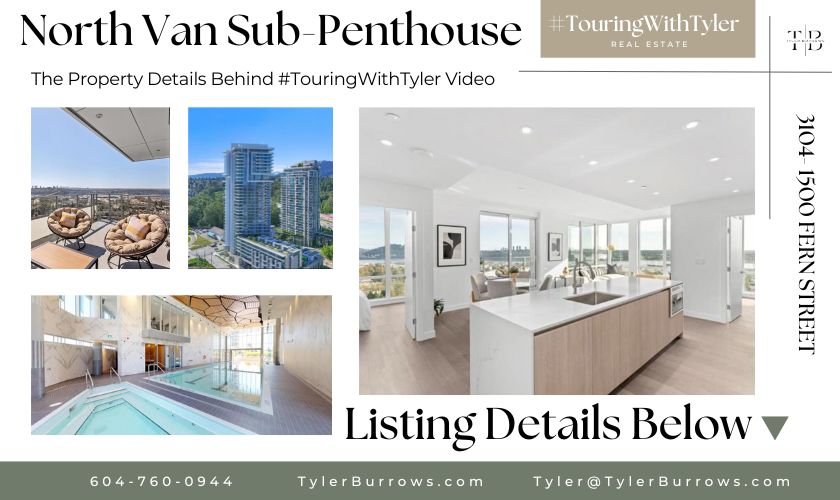 3104 1500 FERN Street North Vancouver Touring with Tyler, Vancouver real estate