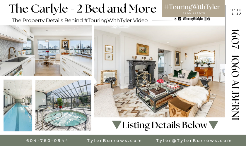 1607 1060 ALBERNI Street Vancouver #TouringWithTyler