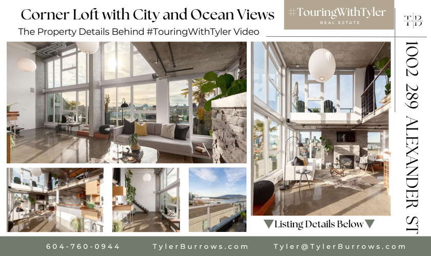 1002 289 ALEXANDER STREET Loft Vancouver Home ondo ew Vancouver Fairview townhouse custom penthouse Vancouver house penthouse home panoramic views loft Condo Vancouver real estate Vancouver Realtor