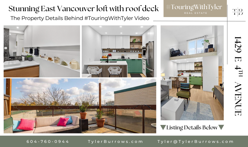 314 1429 E 4TH AVENUE East vancouver loft touring with Tyler Vancouver realtor Vancouver real estate