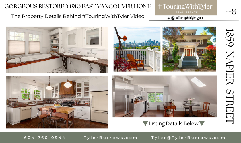 1859 NAPIER STREET 1910 Home tour Vancouver #TouringWithTyler