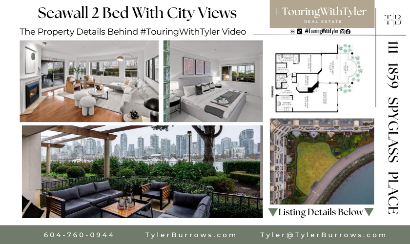 111 1859 SPYGLASS PLACE Vancouver loft tour #TouringWithTyler