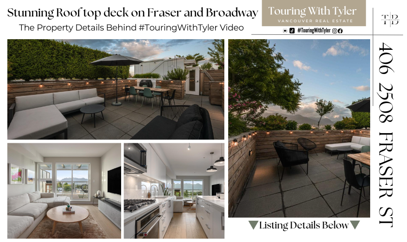 406 2508 FRASER STREET rooftop deck penthouse Vancouver real estate, Vancouver realtor near me, Vancouver real estate services, Vancouver home tours