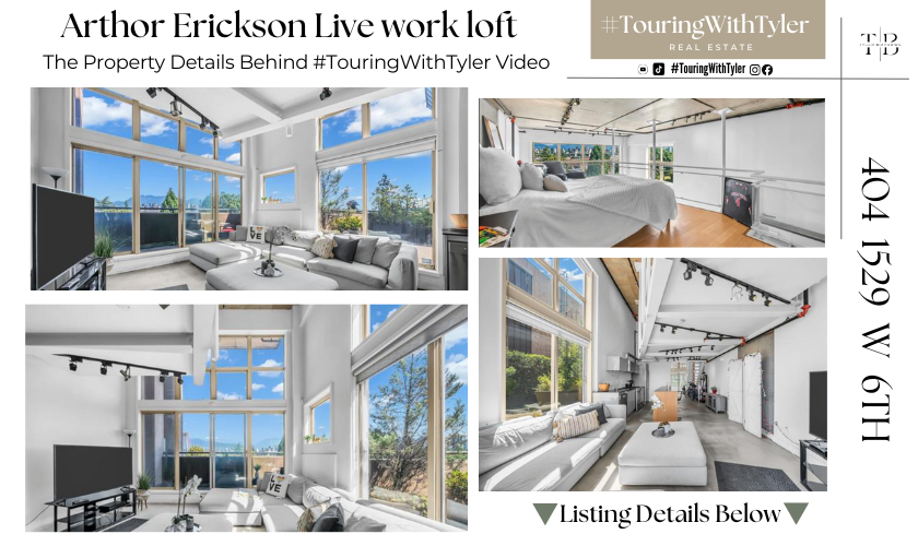 404 1529 W 6TH AVENUE Vancouver Loft condo tour East Vancouver home tourVancouver #TouringWithTyler