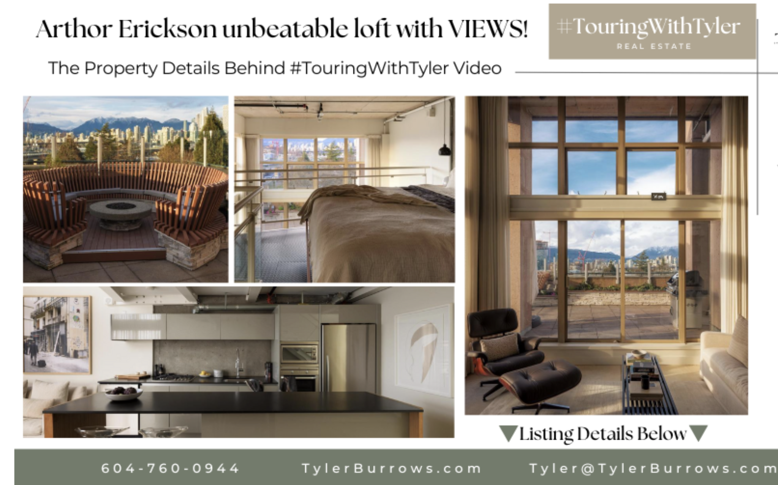 406 1529 W 6TH AVENUE Vancouver loft built by Arthor Erickson, one of the most amazing lofts in all of Vancouver #TouringWithTyler