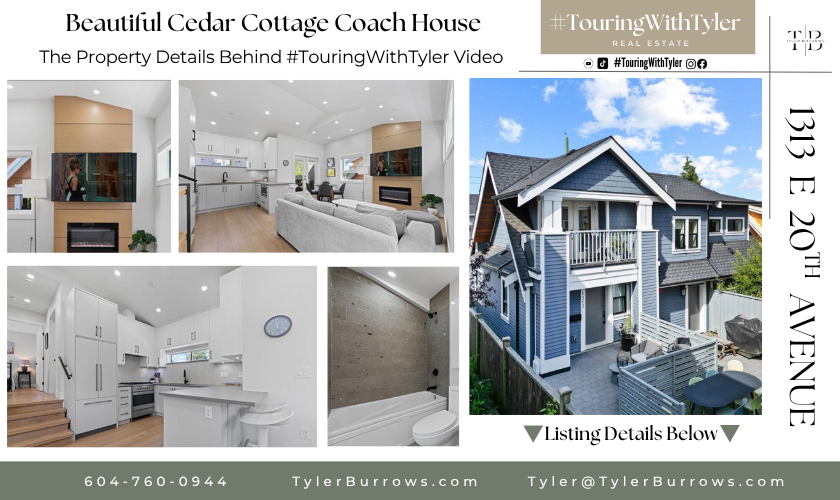 1313 E 20TH AVENUE Home tour Vancouver #TouringWithTyler