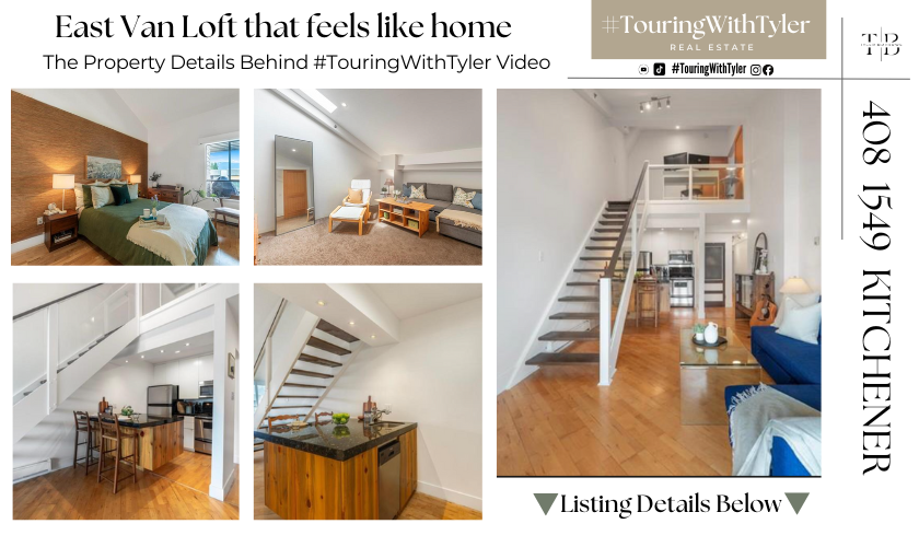 408 1549 KITCHENER STREET East Vancouver loft tour East Vancouver home tourVancouver #TouringWithTyler