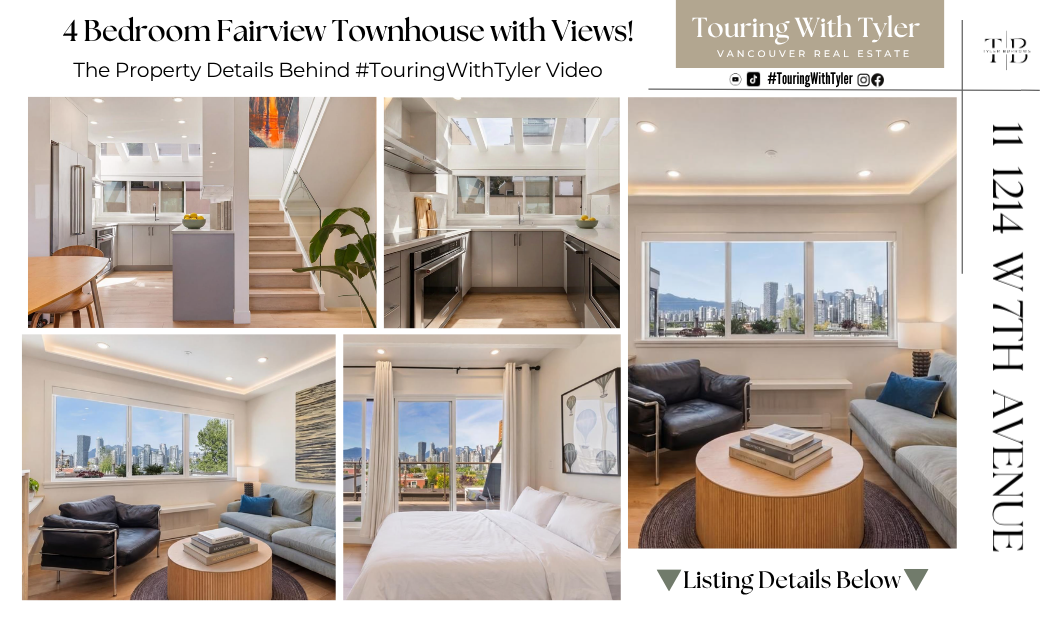 11 1214 W 7TH AVENUE Fairview townhouse for sale Vancouver home tours