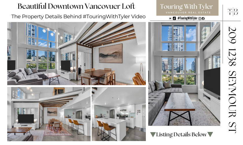 209 1238 SEYMOUR STREET downtown vancouver loft for sale Vancouver home tours