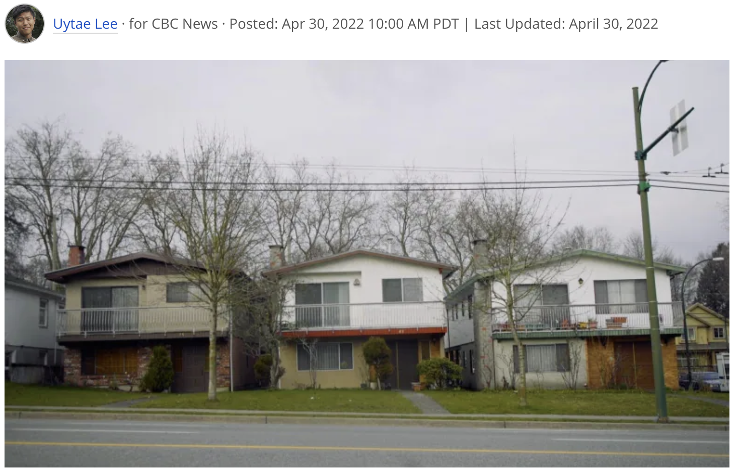 A special solution? To the Vancouver, housing crisis.