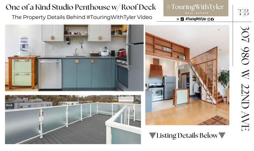 307 980 W 22ND AVENUE hard loft east vancouver character condo 2 bedroom Vancouver townhouse realtor real estate Vancouver home tour Vancouver #TouringWithTyler