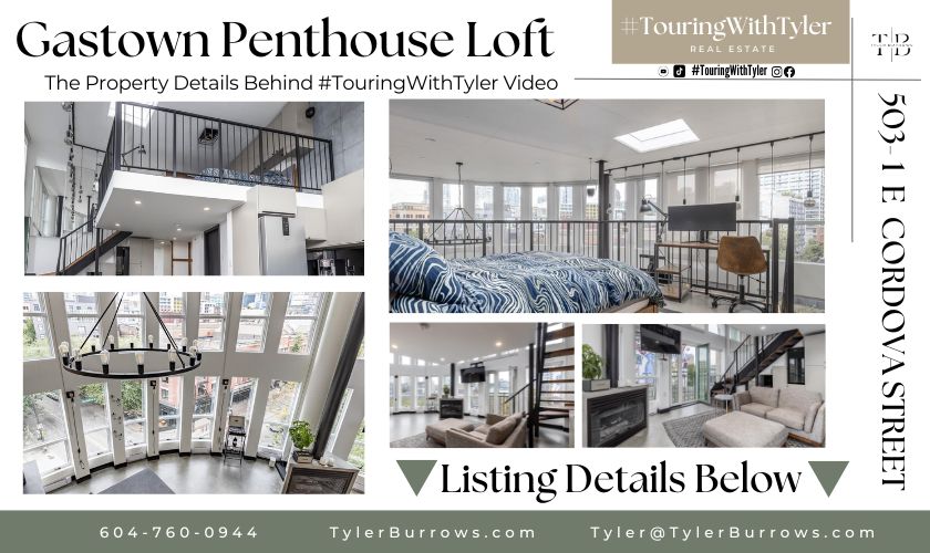 503 1 E CORDOVA Street Vancouver, Touring With Tyler, Loft