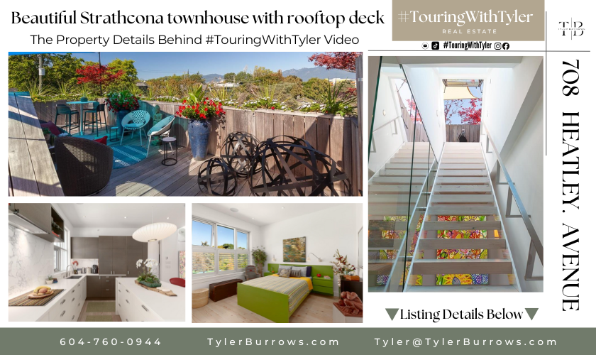 708 HEATLEY AVENUE strathcona townhouse tour Vancouver #TouringWithTyler