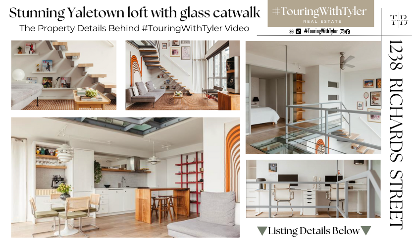 2008 1238 Richards Street Yaletown loft Condo Vancouver real estate Vancouver Realtor