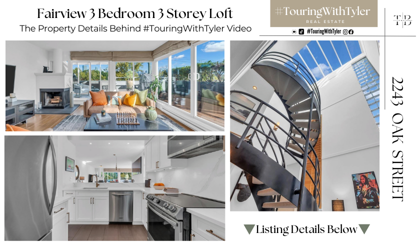 2243 OAK STREET fairview loft live work home tour, realtor real estate Vancouver home tourVancouver #TouringWithTyler