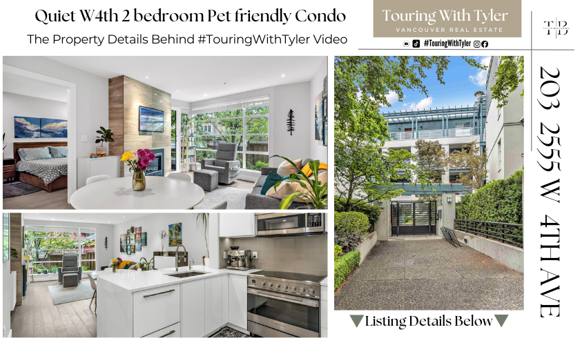 203 2555 W 4TH AVENUE Kitsilano realtor Vancouver real estate, Vancouver realtor near me, Vancouver real estate services, Vancouver home tours