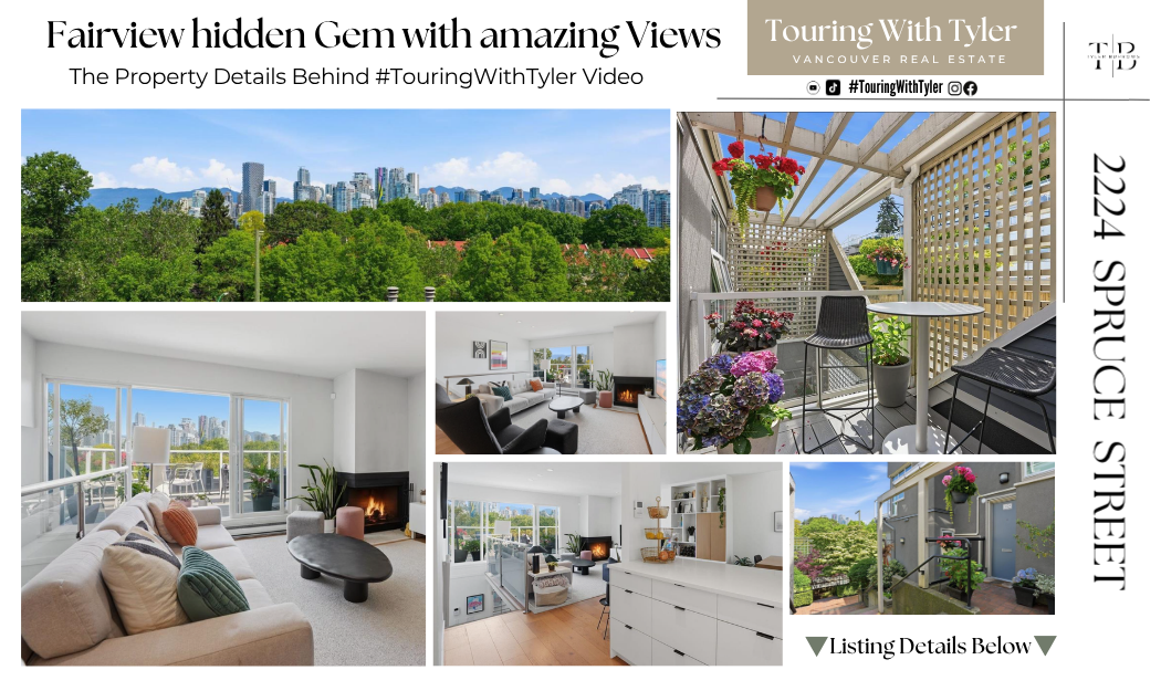 2224 SPRUCE STREET Fairview townhouse for sale Vancouver home tours
