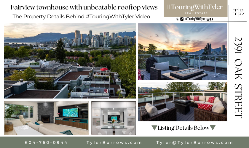2391 OAK STREET Fairview home tour Vancouver#TouringWithTyler