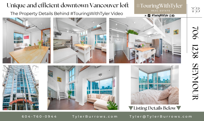 706 1238 SEYMOUR STREET Vancouver loft Vancouver #TouringWithTyler