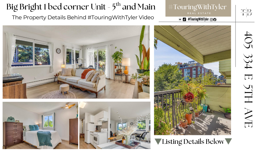 406 334 e 5th ave character condo 2 bedroom Vancouver townhouse realtor real estate Vancouver home tour Vancouver #TouringWithTyler