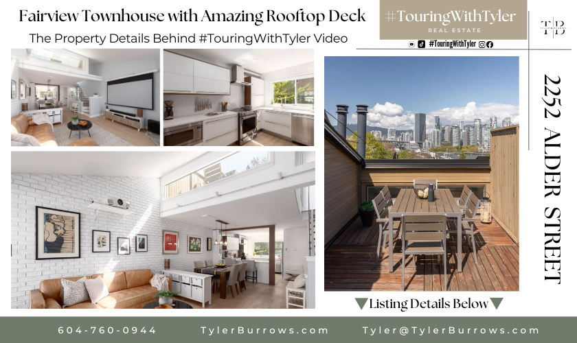 2252 ALDER STREET Vancouver #TouringWithTyler
